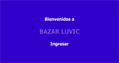 Desktop Screenshot of bazar-luvic.com.ar