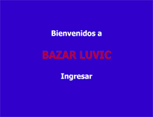 Tablet Screenshot of bazar-luvic.com.ar